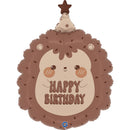 Grabo Sweet Hedgehog Birthday 24" Foil Balloon