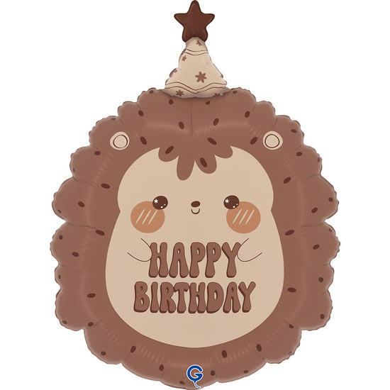 Grabo Sweet Hedgehog Birthday 24" Foil Balloon