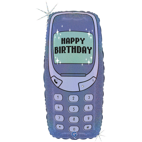 Grabo 00's Birthday Phone 23" Foil Balloon