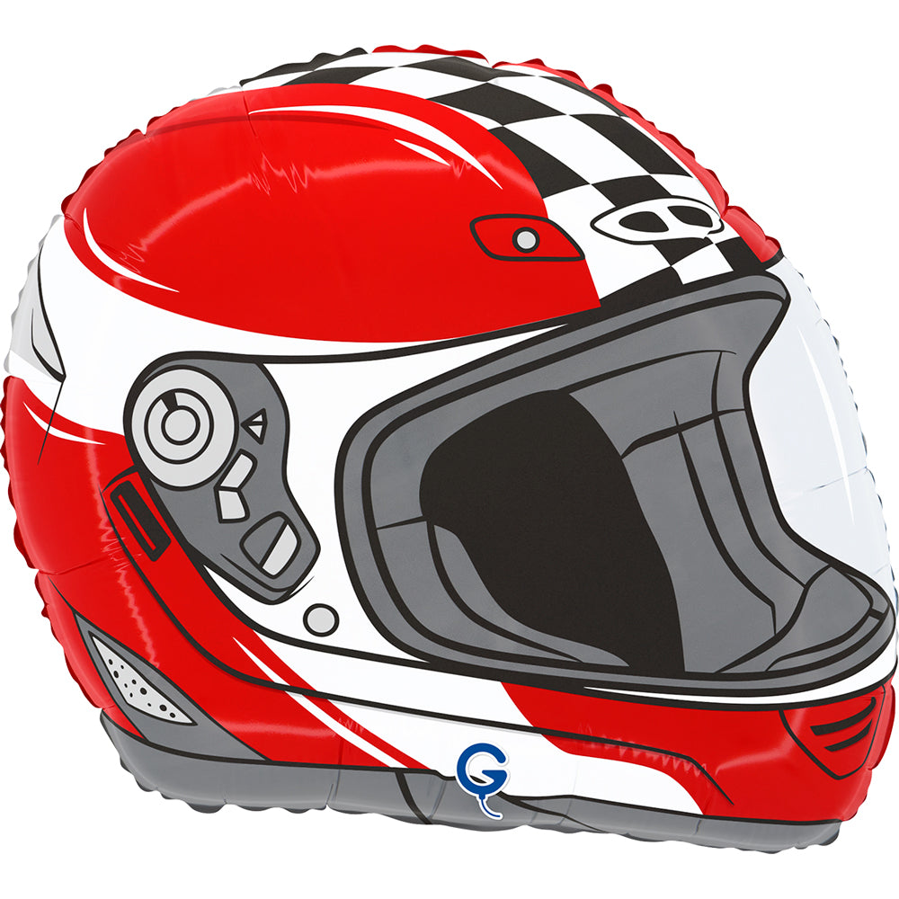 Grabo Motorcycle Helmet 15" Foil Balloon