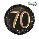 Grabo Sparkling Age 70 18" Foil Balloon