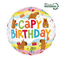 Grabo Capybara Birthday 18" Foil Balloon
