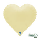 Grabo Matte French Butter 18" Sweetie Heart Foil