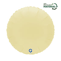 Grabo Soft Matte French Butter 18" Round Foil