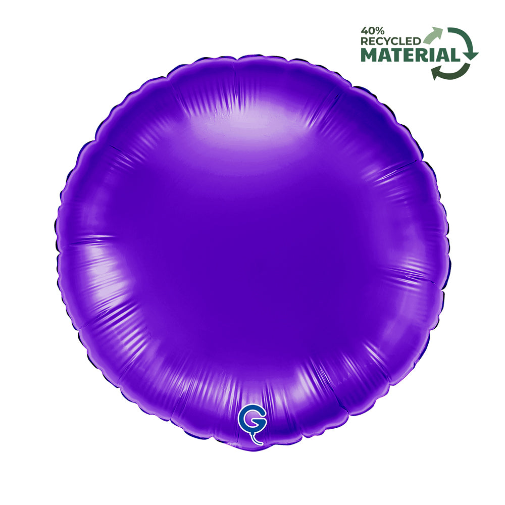 Grabo Royal Purple 18" Round Foil Balloon