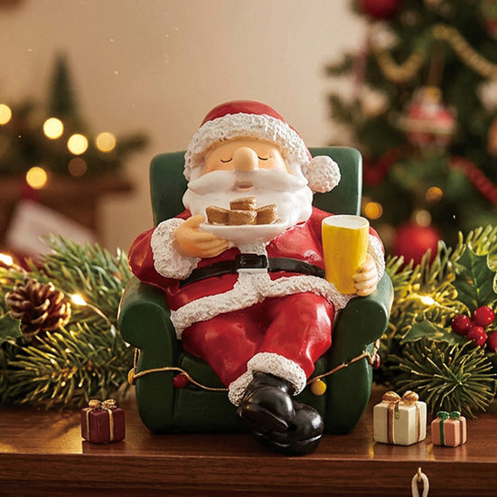 Ornament Santa On Arm Chair