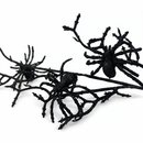 Glitter Spider Branch 40cm