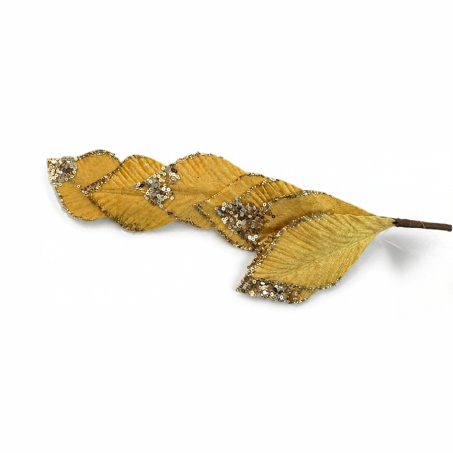 Velvet Foliage Gold 62cm