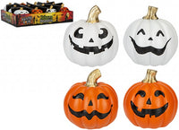 Happy Face Pumpkin Decorations 12pk