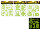 Halloween Gel Stickers Glow In The Dark 24pk