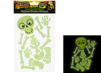 Skeleton Window Sticker Glow In The Dark
