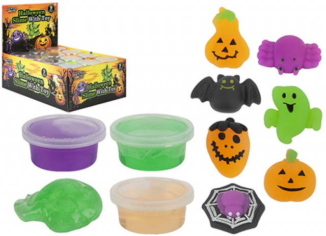 Halloween Slime With Toy 24pk