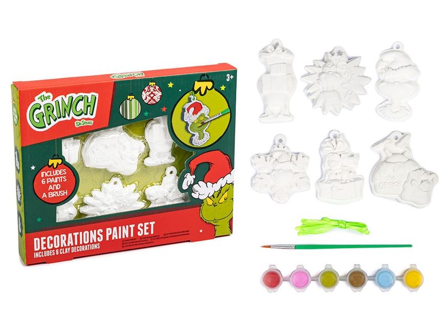 Paint Your Own Grinch Decorations