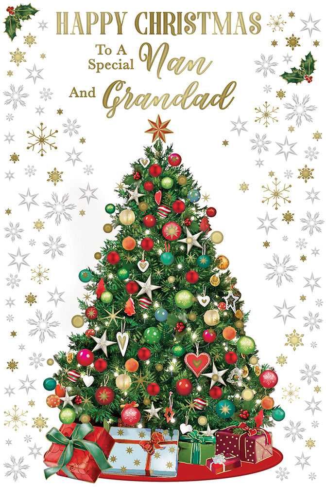 Xpress Yourself C75 Christmas Nan & Grandad 6pk
