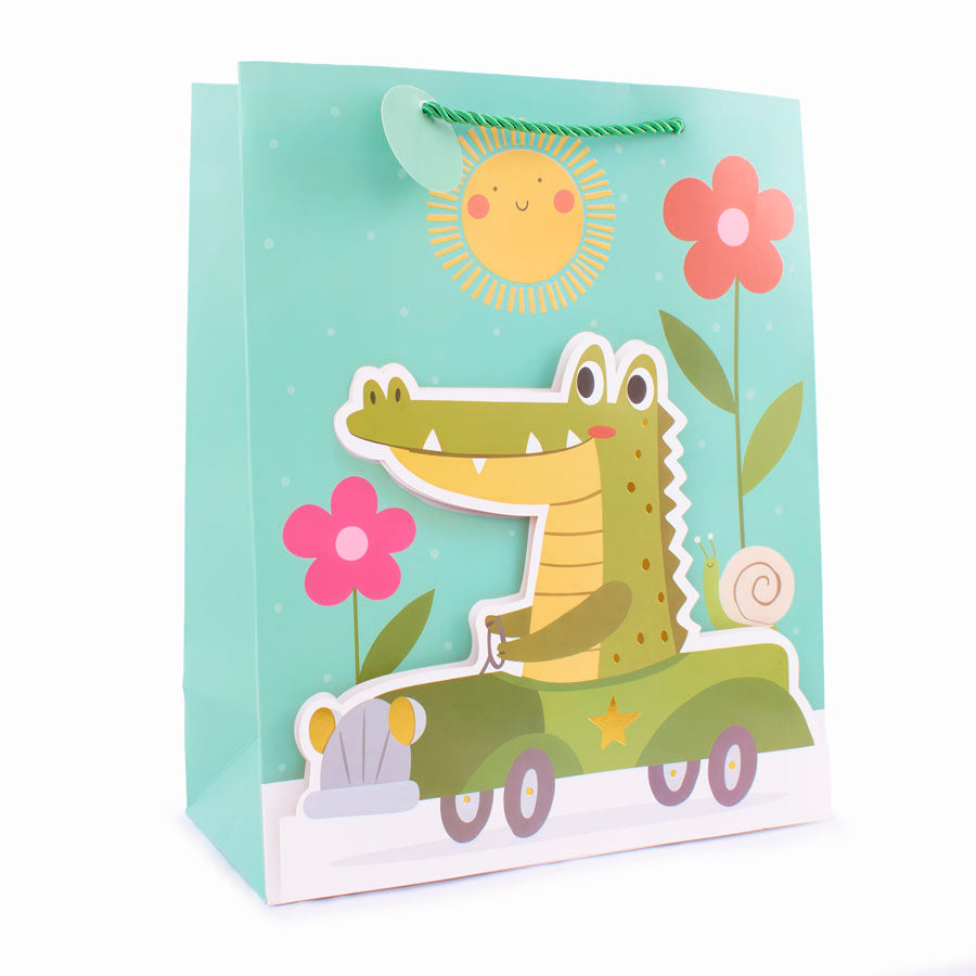 Gift Bag Crocodile Large 6pk