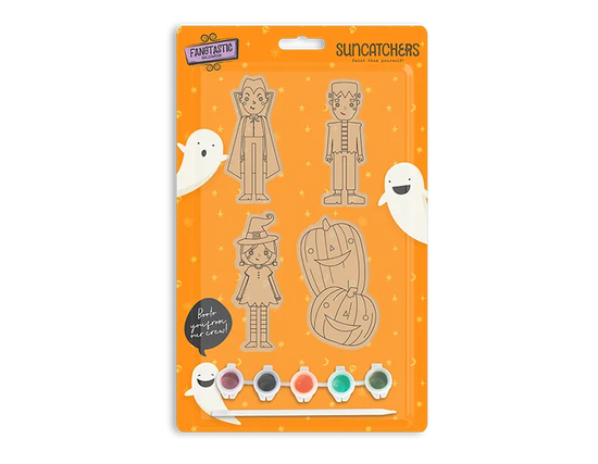 Paint Your Own Halloween Suncatchers 4pk