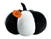 Halloween Striped Pumpkin Cushion 26cm
