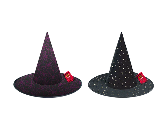 Printed Witches Hat (Design May Vary)