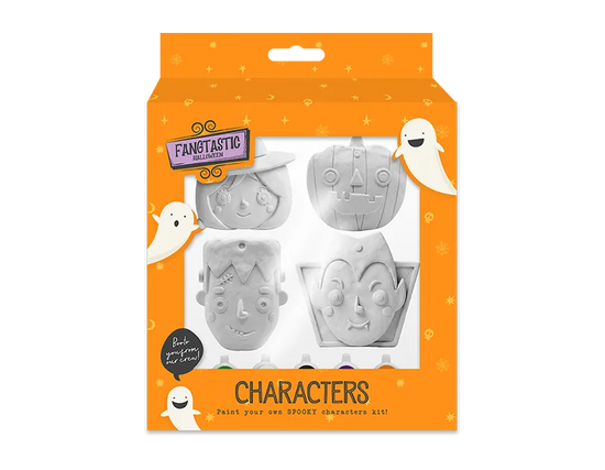 Paint Your Own Halloween Characters 4pk