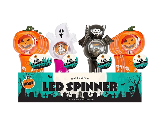 LED Halloween Mini Spinner 12pk