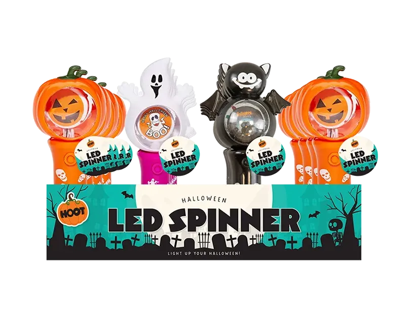 LED Halloween Mini Spinner 12pk