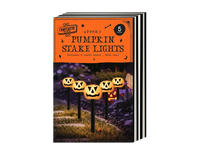 Light Up Pumpkin Stakes 5pk