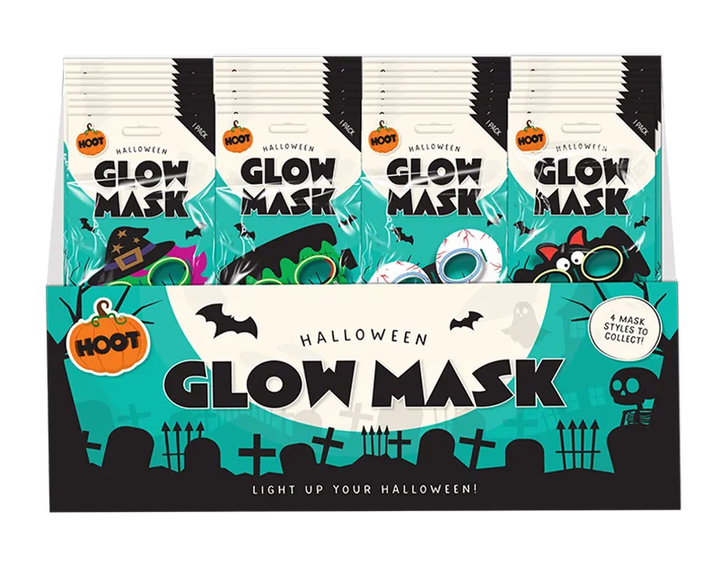 Halloween Glow Mask 24pk