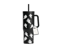 Embossed Halloween Cup With Straw 900ml