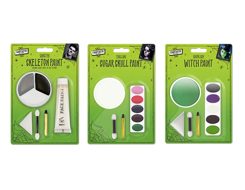 Halloween Characters Make Up Kit 24pk