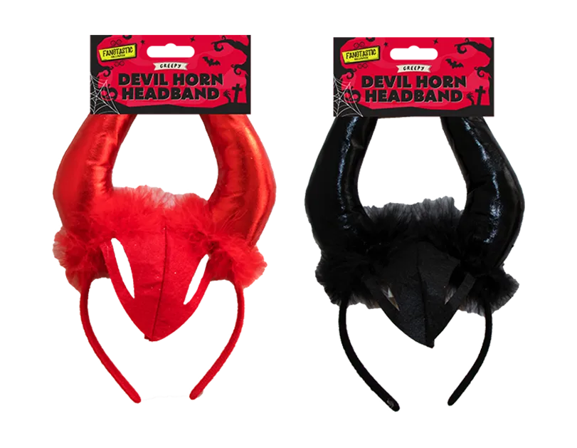 Devil Horns Headband 24pk