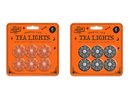 Cobweb LED Tealights 6pk (Colour May Vary)