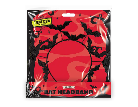Glitter Bat Headband