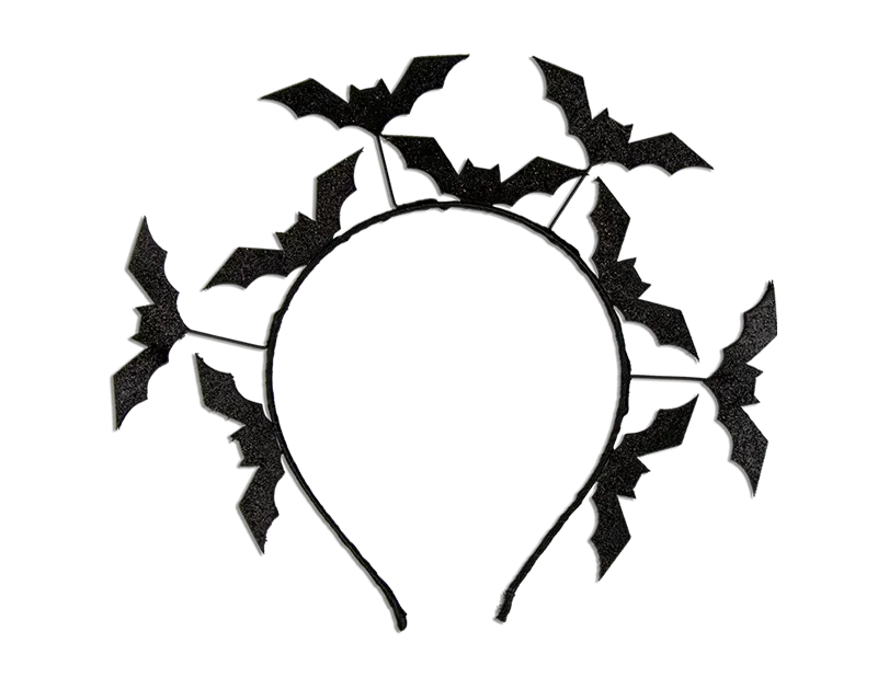Glitter Bat Headband
