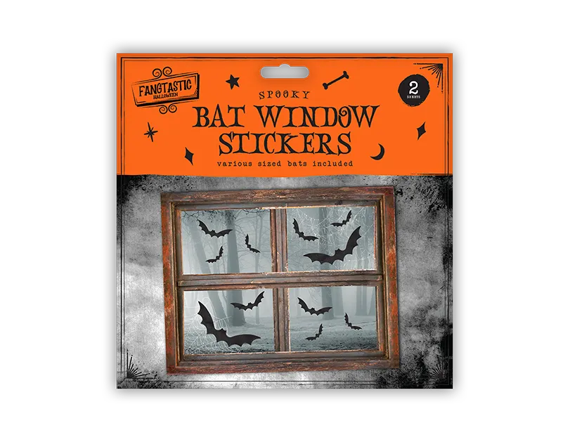 Bat Window Stickers 2pk