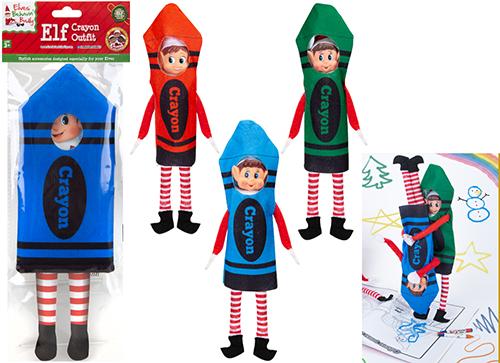 Elf Outfit Crayon (Colour May Vary)