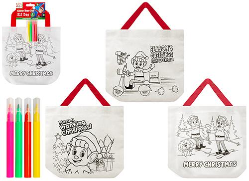 Colour Your Own Elf Bag 18pk