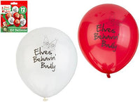 Elves Behavin' Badly 10" Latex Balloons 12pk