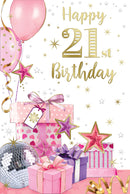 Xpress Yourself C75 Birthday Age 21 6pk