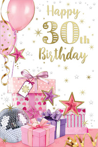 Xpress Yourself C75 Birthday Age 30 6pk