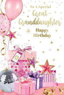 Xpress Yourself C75 Birthday Gt-Granddaughter 6pk