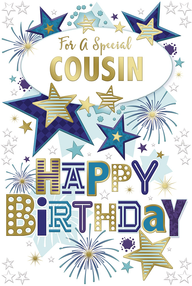 Xpress Yourself C75 Birthday Cousin 6pk