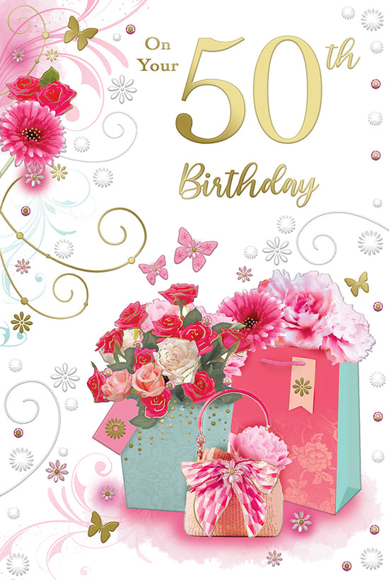 Xpress Yourself C75 Birthday Age 50 6pk