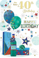Xpress Yourself C75 Birthday Age 40 6pk