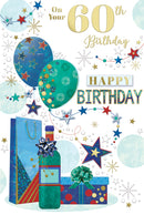 Xpress Yourself C75 Birthday Age 60 6pk