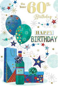 Xpress Yourself C75 Birthday Age 60 6pk