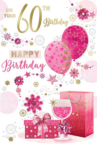 Xpress Yourself C75 Birthday Age 60 6pk