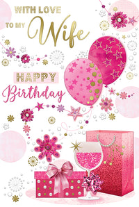 Xpress Yourself C75 Birthday Wife 6pk