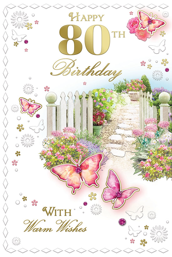 Xpress Yourself C75 Birthday Age 80 6pk