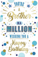 Xpress Yourself C75 Birthday Brother 6pk