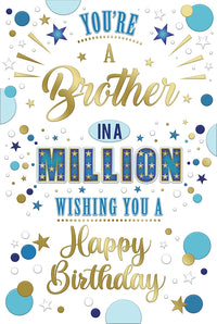 Xpress Yourself C75 Birthday Brother 6pk